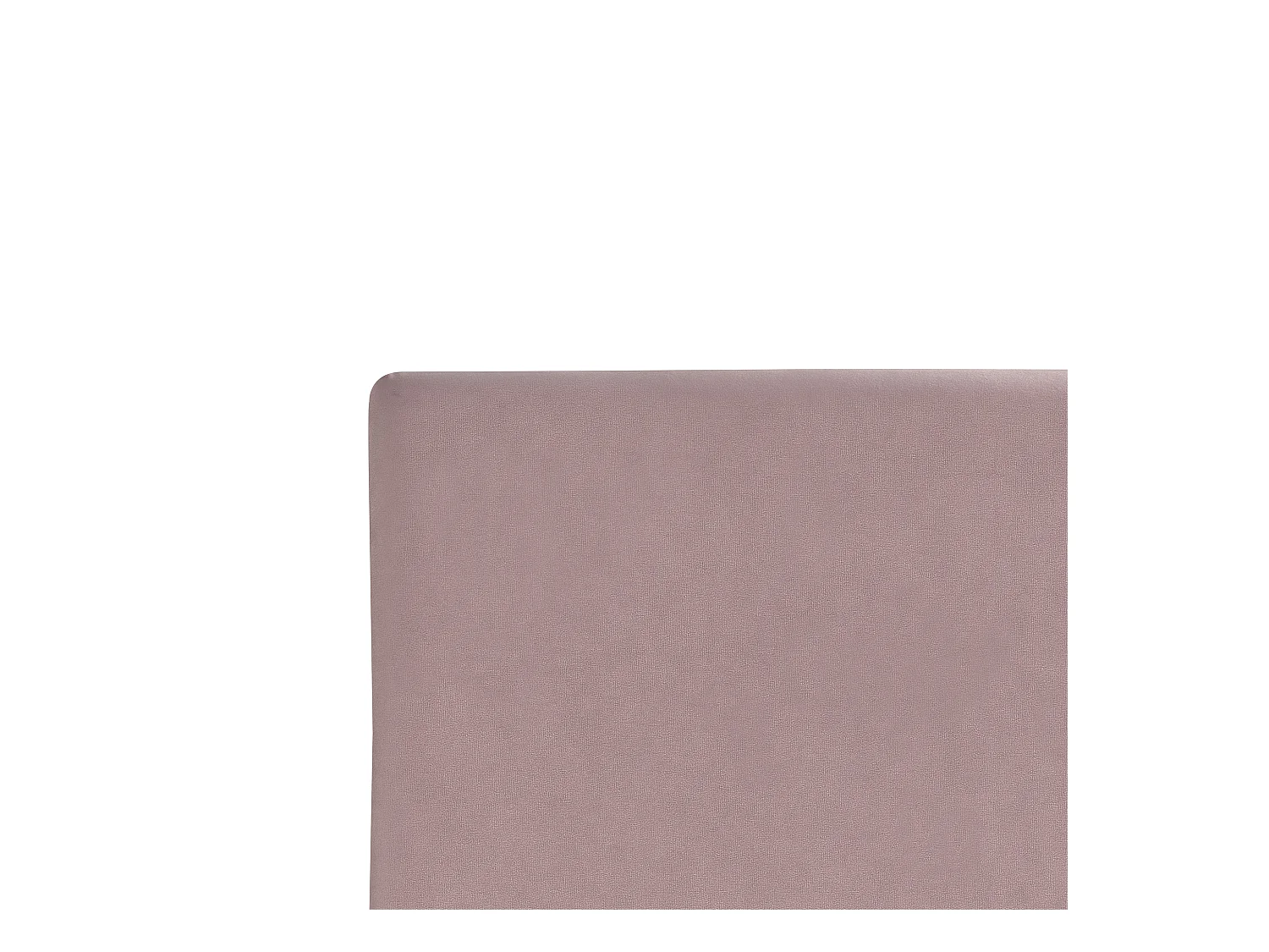 Modernes Einzelbett abnehmbarer Bettrahmenbezug Lattenrost 90 x 200 cm Samtstoff rosa Fitou