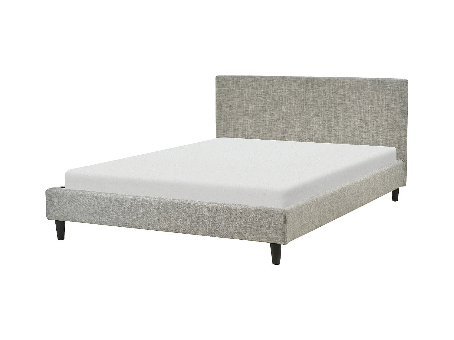 Bed Stof FITOU 140 x 200 cm Lichtgrijs