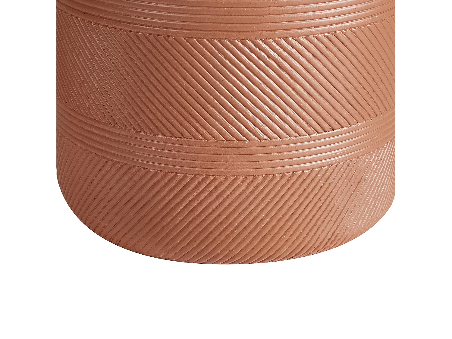 Bloempot VOULA Steen 31 cm Goudbruin