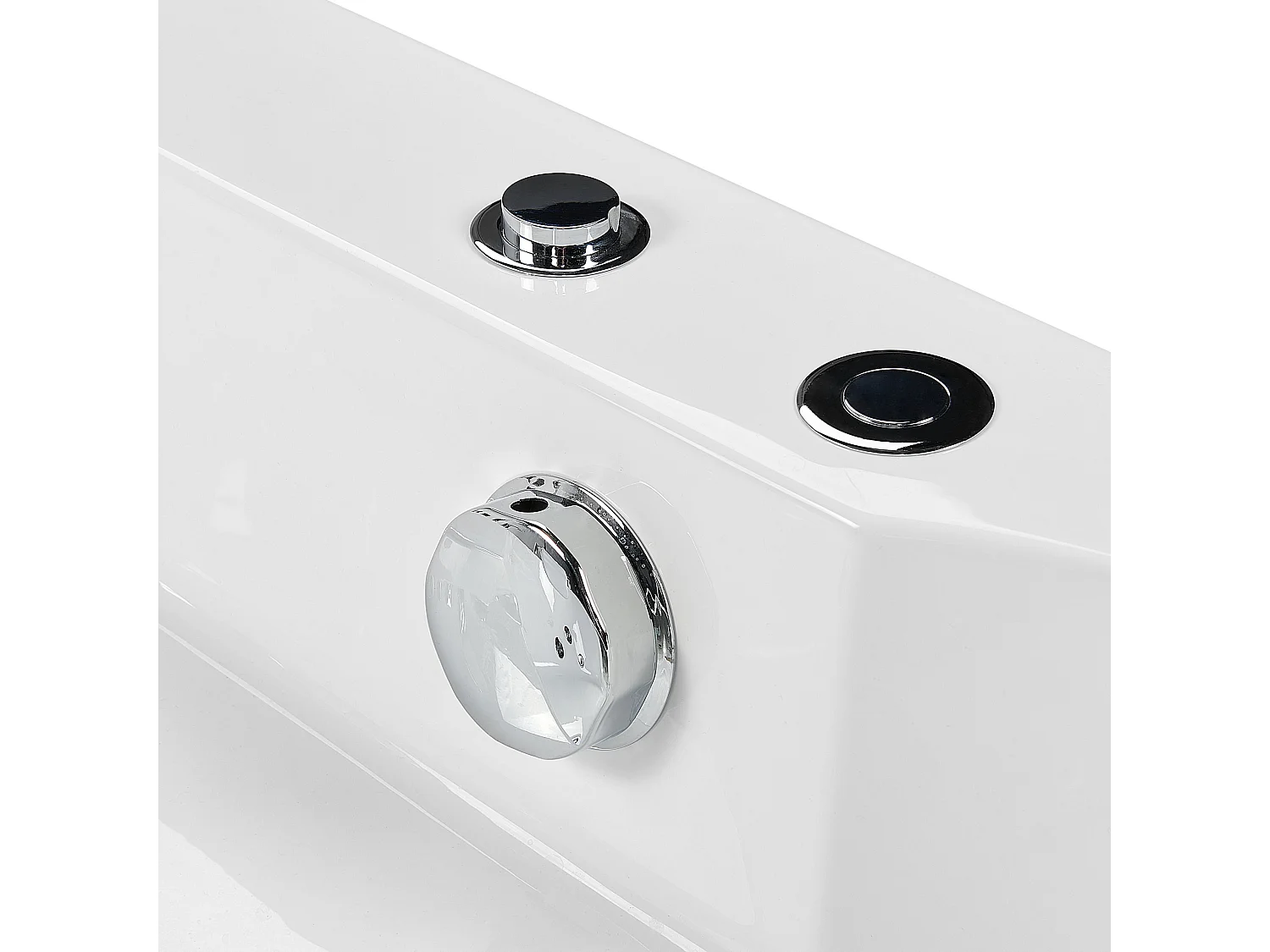 Hoek bubbelbad CANTALLA 150 x 150 cm Wit