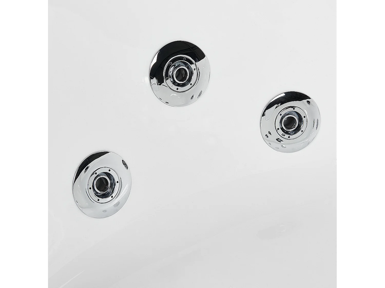 Hoek bubbelbad CANTALLA 150 x 150 cm Wit