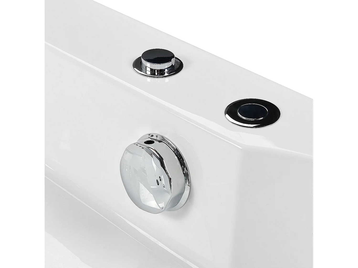 Hoek bubbelbad CANTALLA 150 x 150 cm Wit