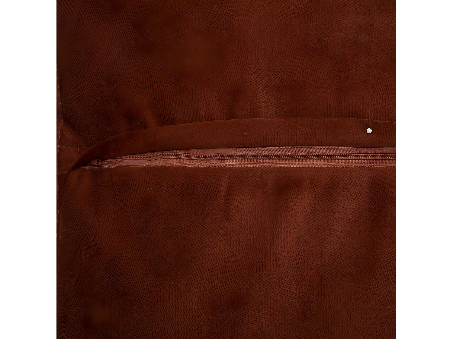 Lot de 2 coussins en polyester coloris terracotta - L. 45 x P. 5 x H. 45 cm