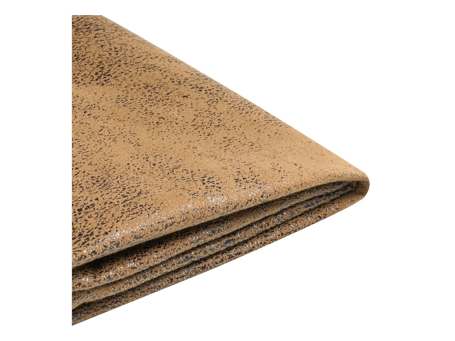 Bed Kunstleer FITOU 140 x 200 cm Bruin