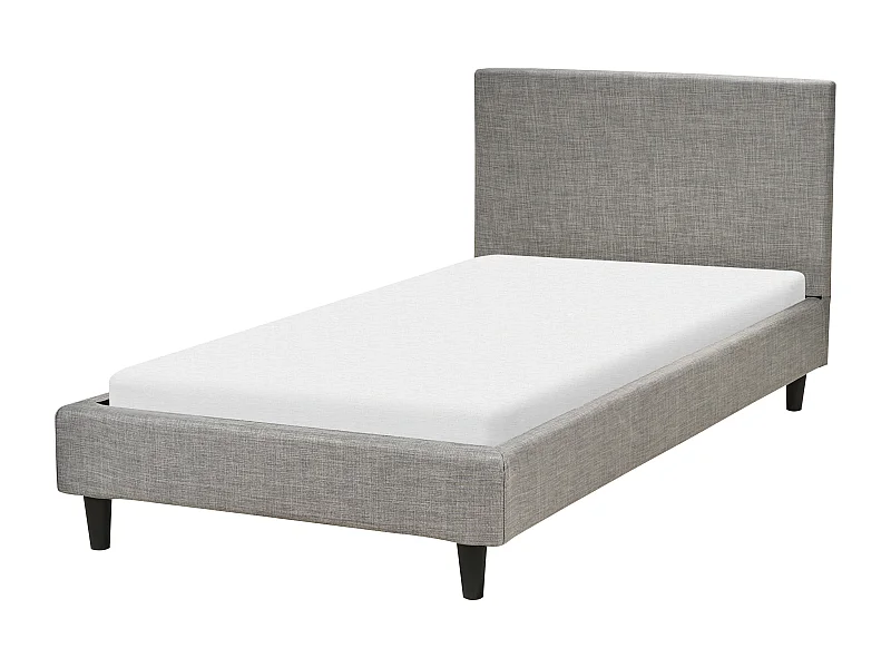 Letto Tessuto FITOU 90 x 200 cm Grigio chiaro