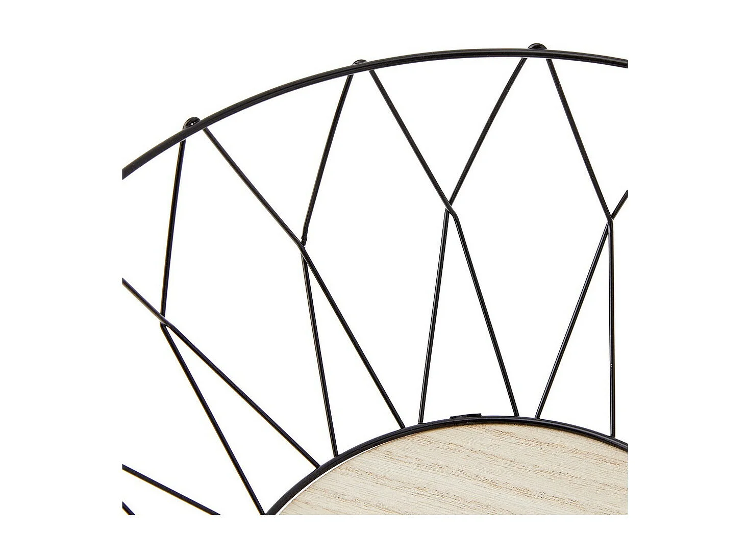 Corbeille en Métal "Losange" 28cm Gris