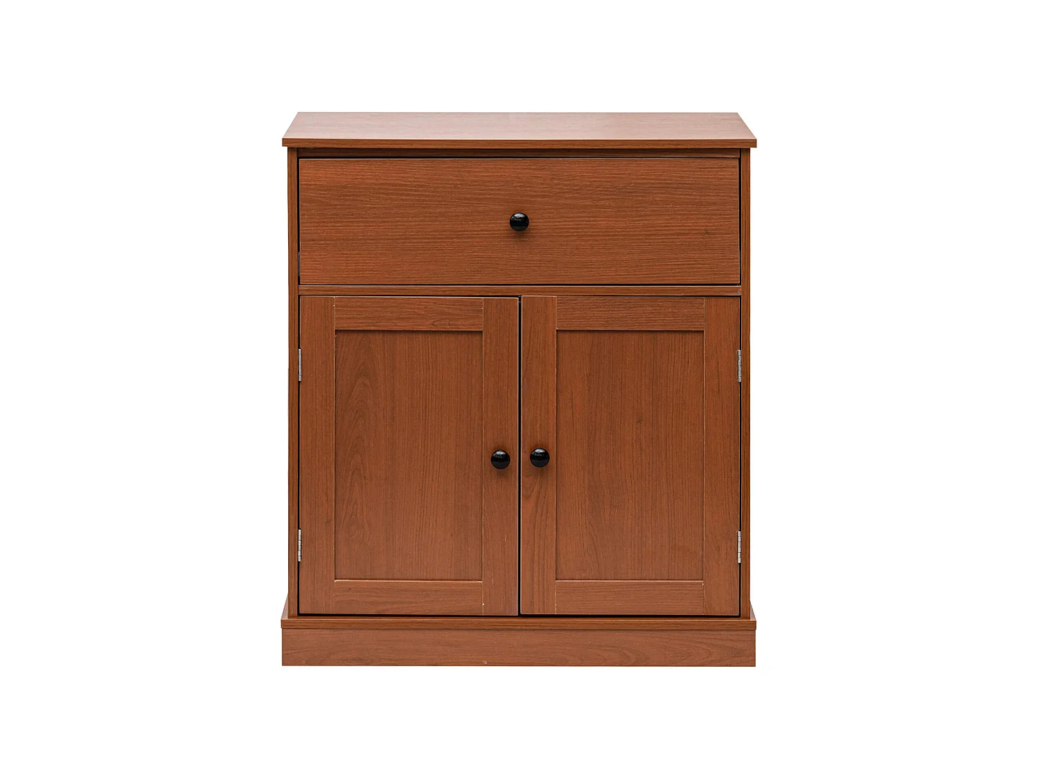 Armoire Polyvalente avec Tiroir 2 Portes Marron pour Salle de Bain Entrée Cuisine