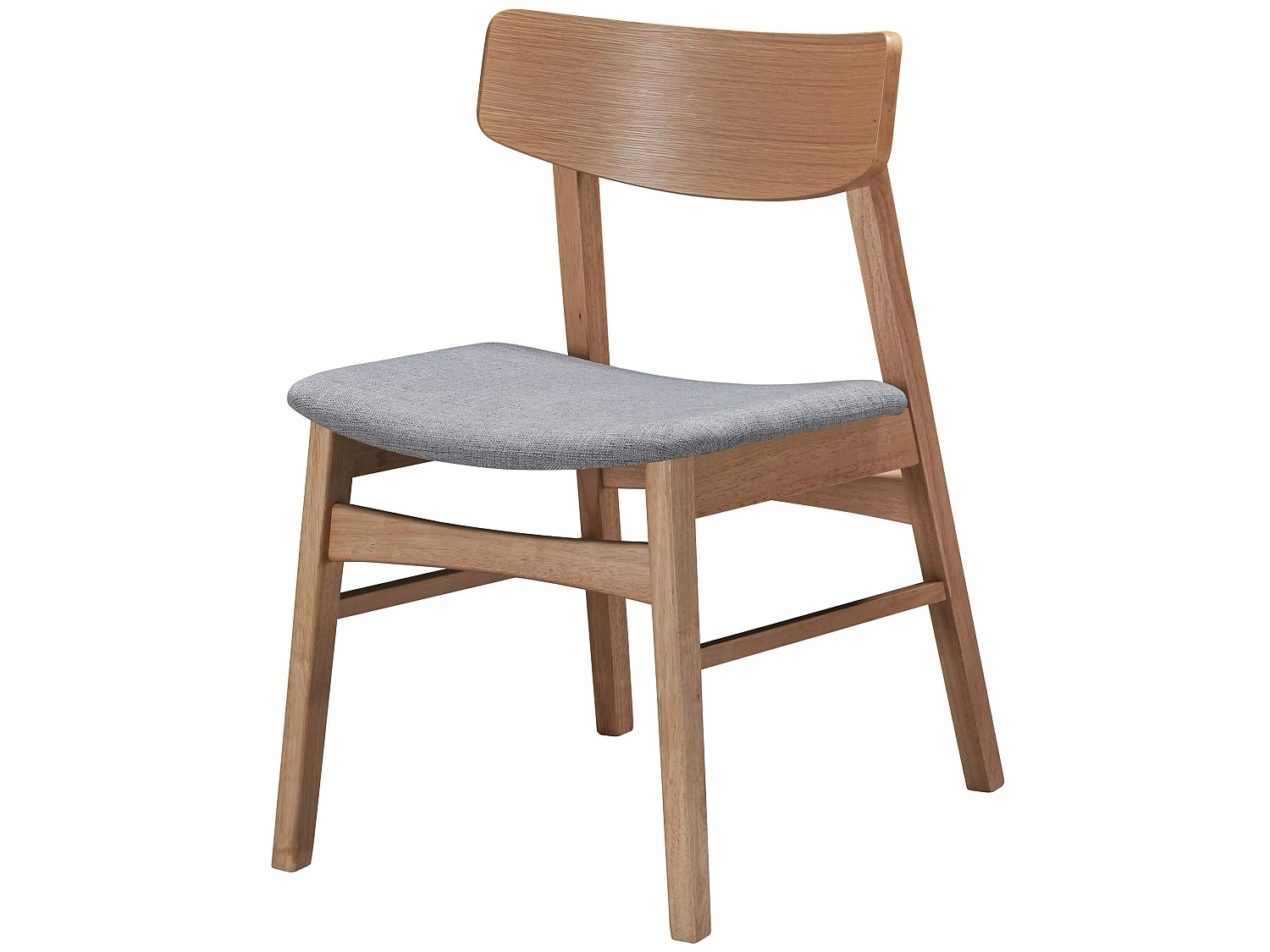 Chaise en bois - chêne naturel/gris - PARAVES