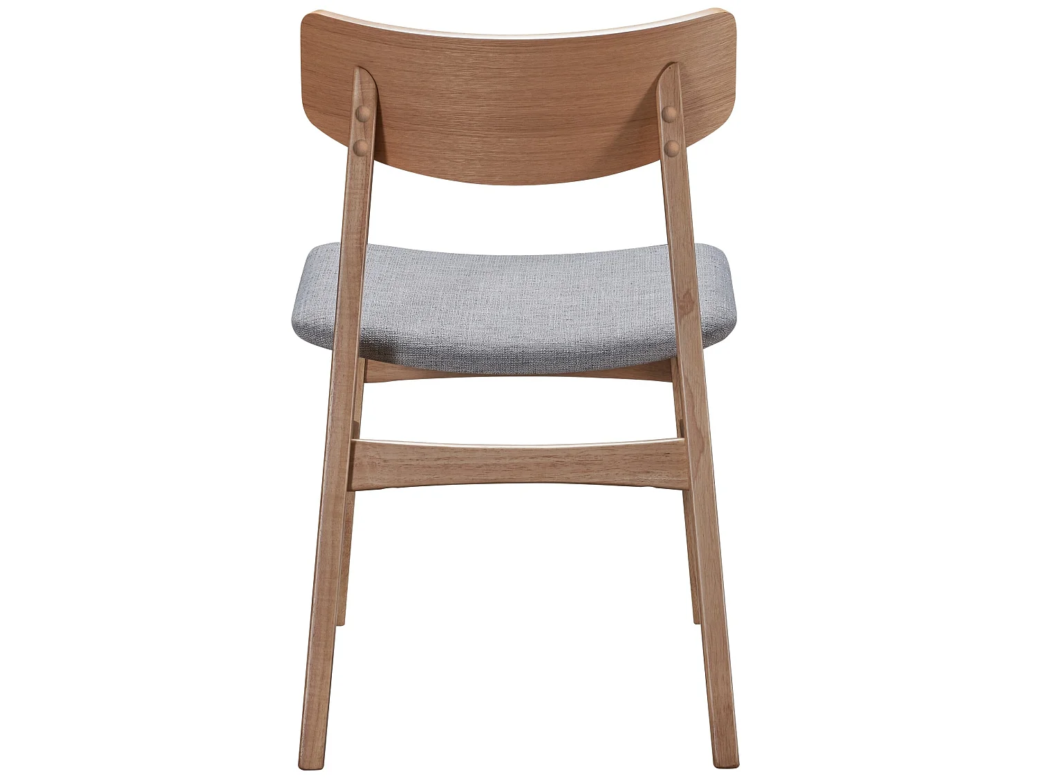 Chaise en bois - chêne naturel/gris - PARAVES