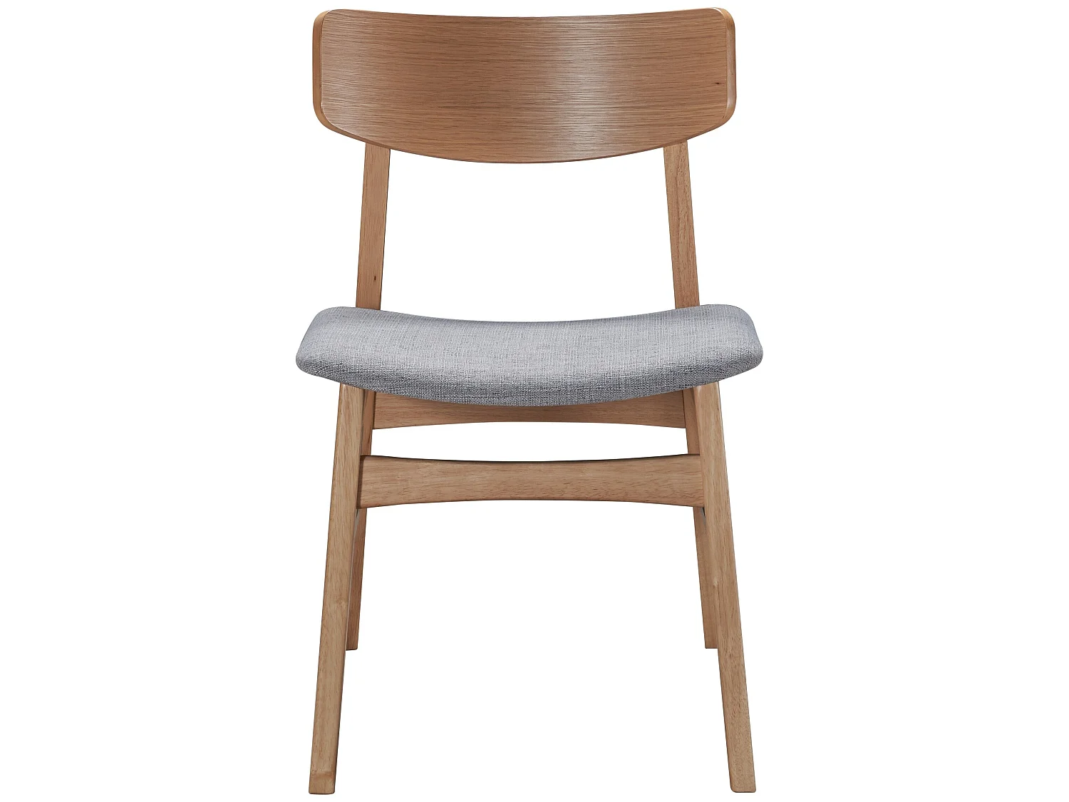 Chaise en bois - chêne naturel/gris - PARAVES