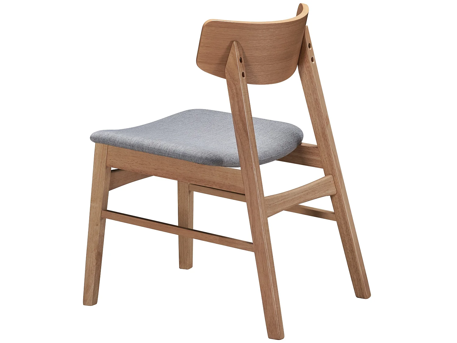 Chaise en bois - chêne naturel/gris - PARAVES