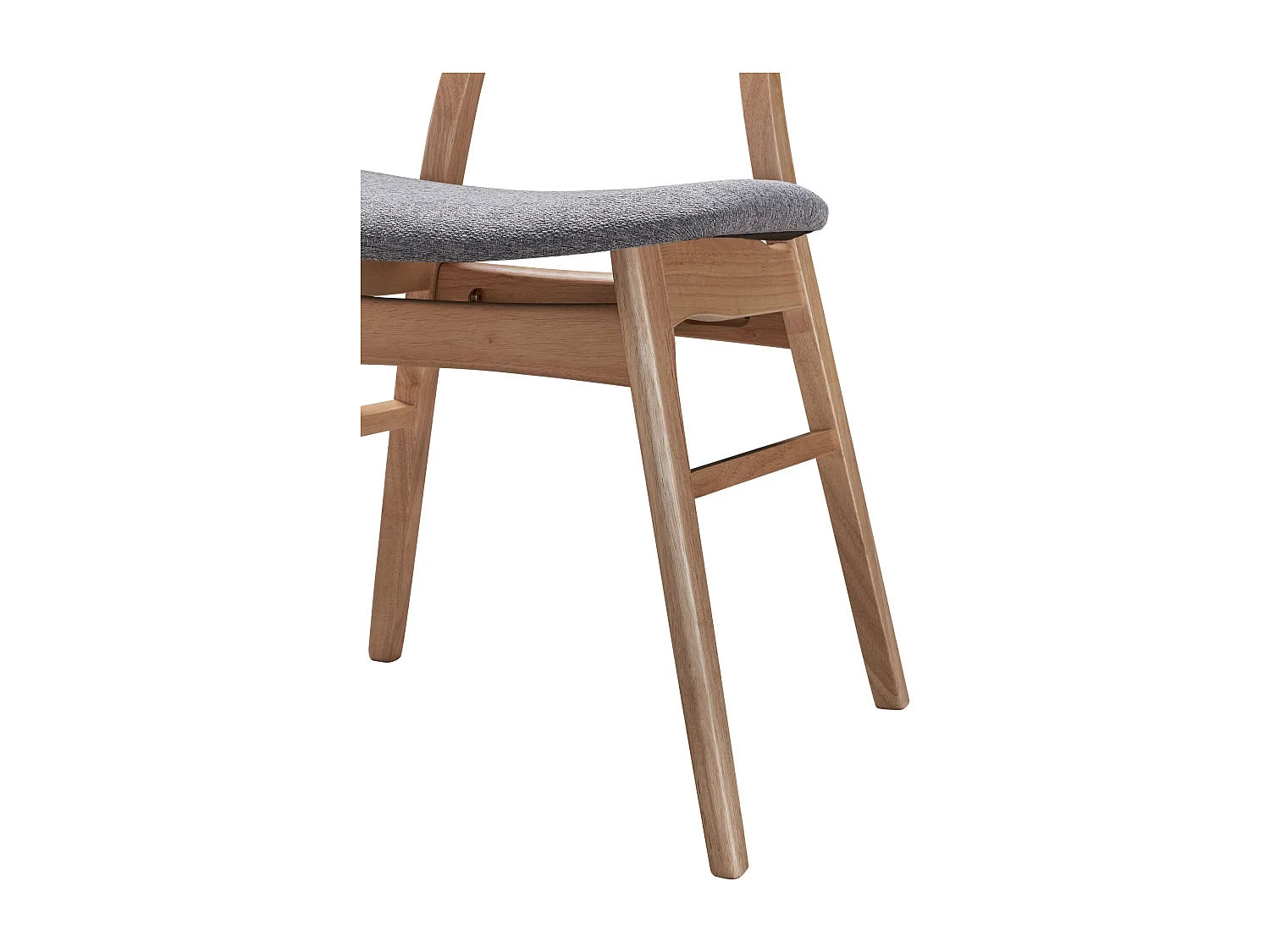 Chaise en bois - chêne naturel/gris - GOODDLY