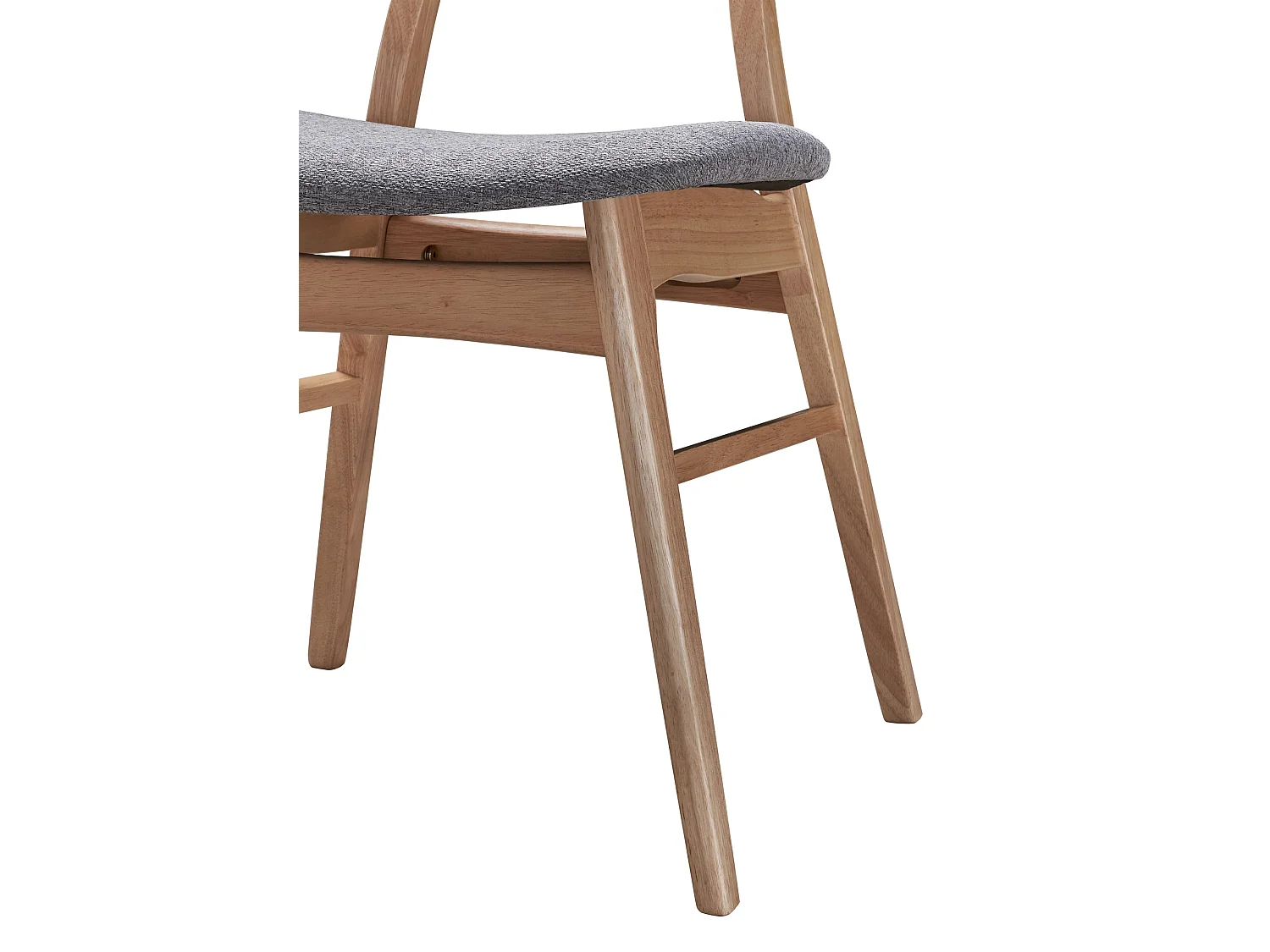 Sedia di legno - rovere naturale/grigio - GOODDLY