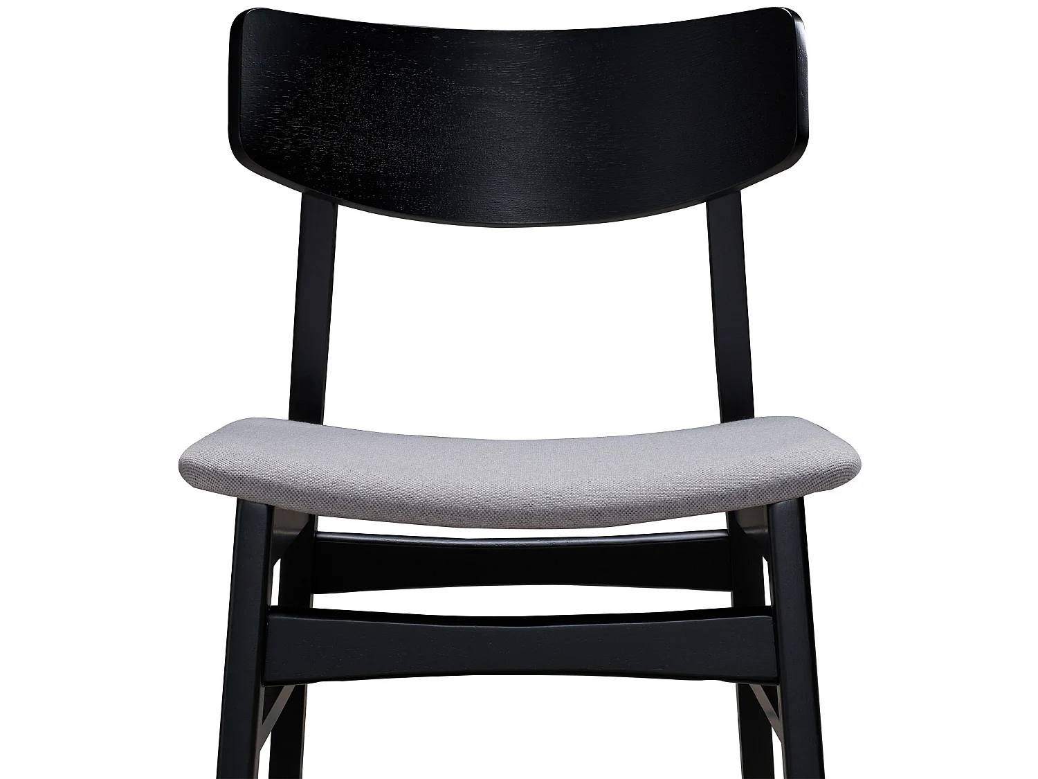 Sedia di legno - rovere nero/grigio chiaro - PARAVES