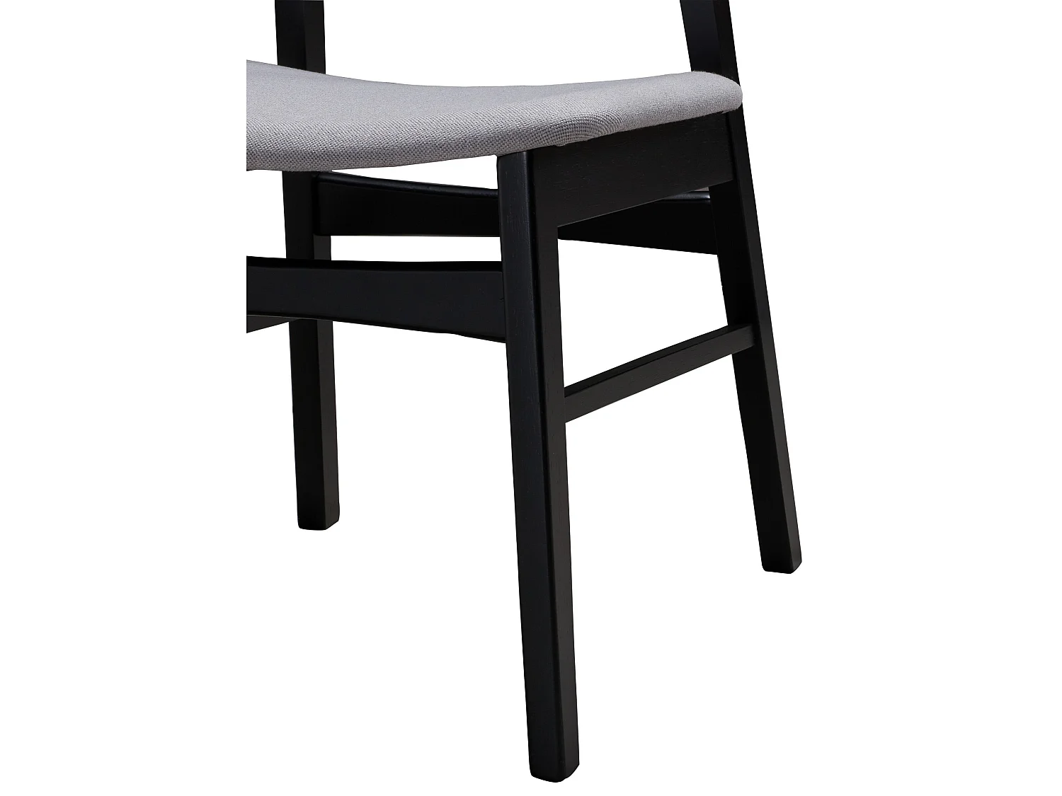 Chaise en bois - chêne noir/gris clair - PARAVES