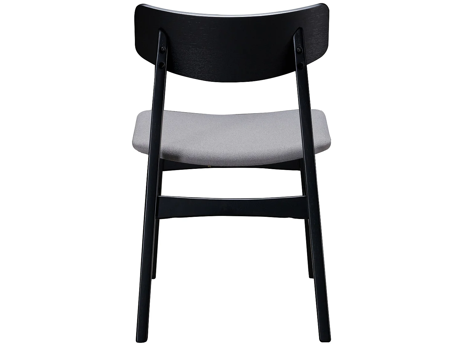 Chaise en bois - chêne noir/gris clair - PARAVES