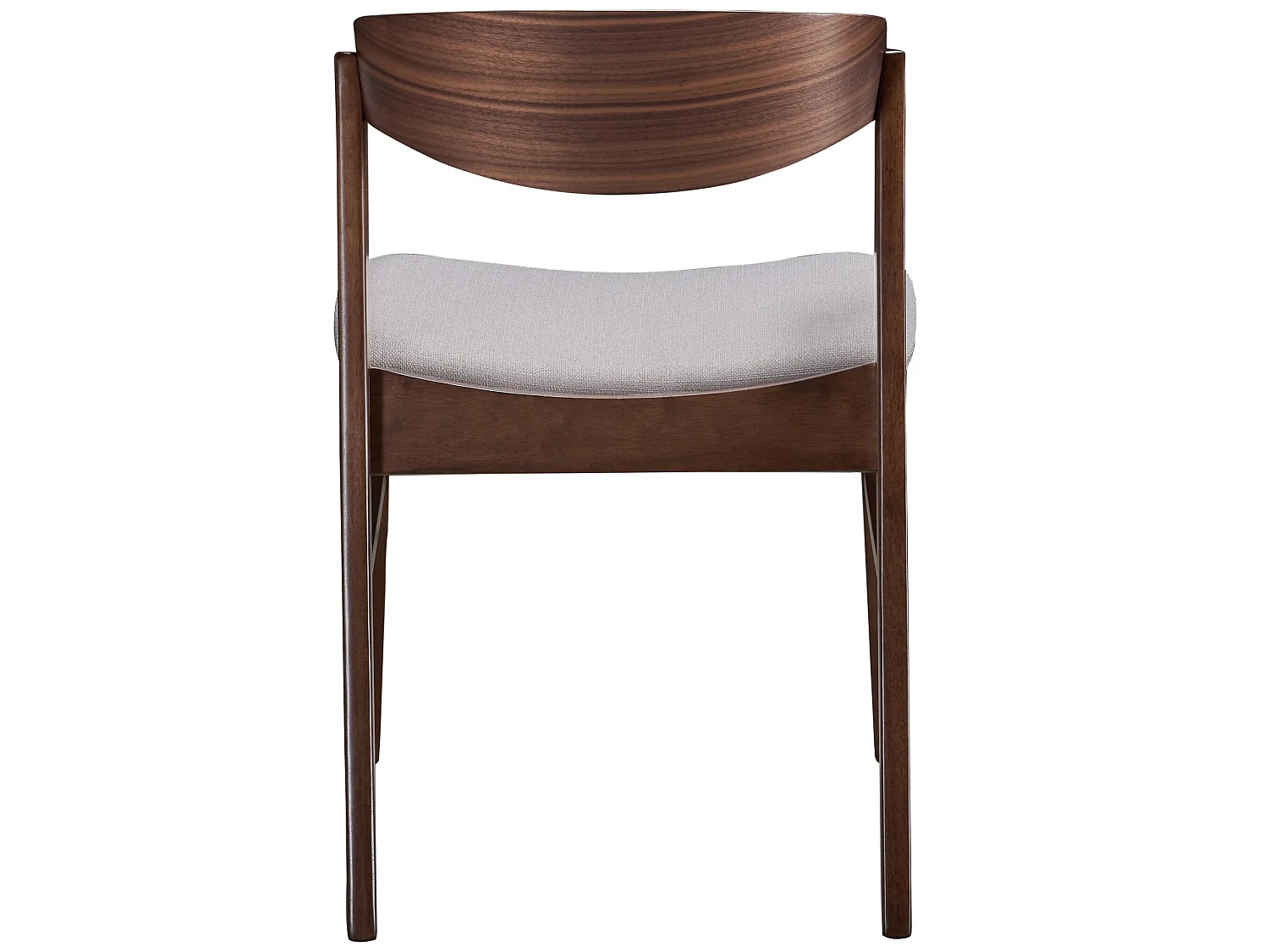 Chaise en bois - noyer/beige - PANIZE