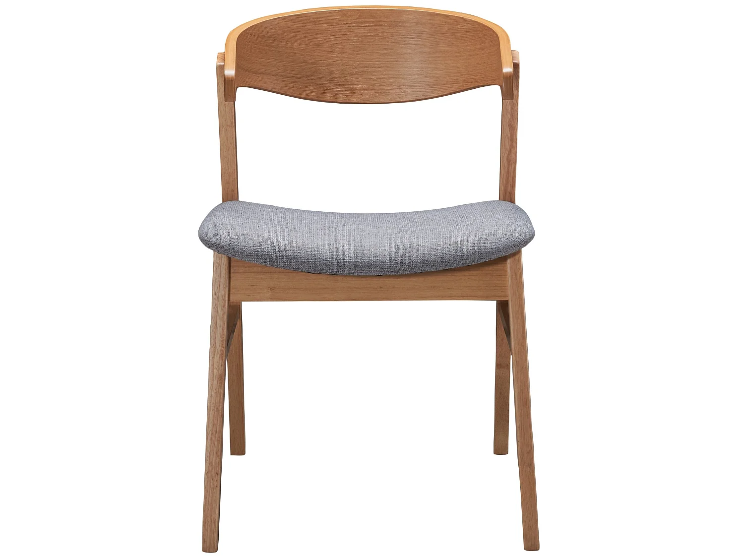 Chaise en bois - chêne naturel/gris - PANIZE