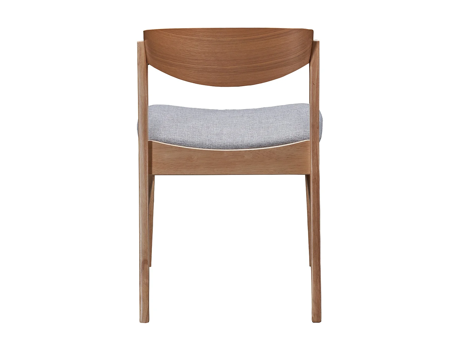 Chaise en bois - chêne naturel/gris - PANIZE