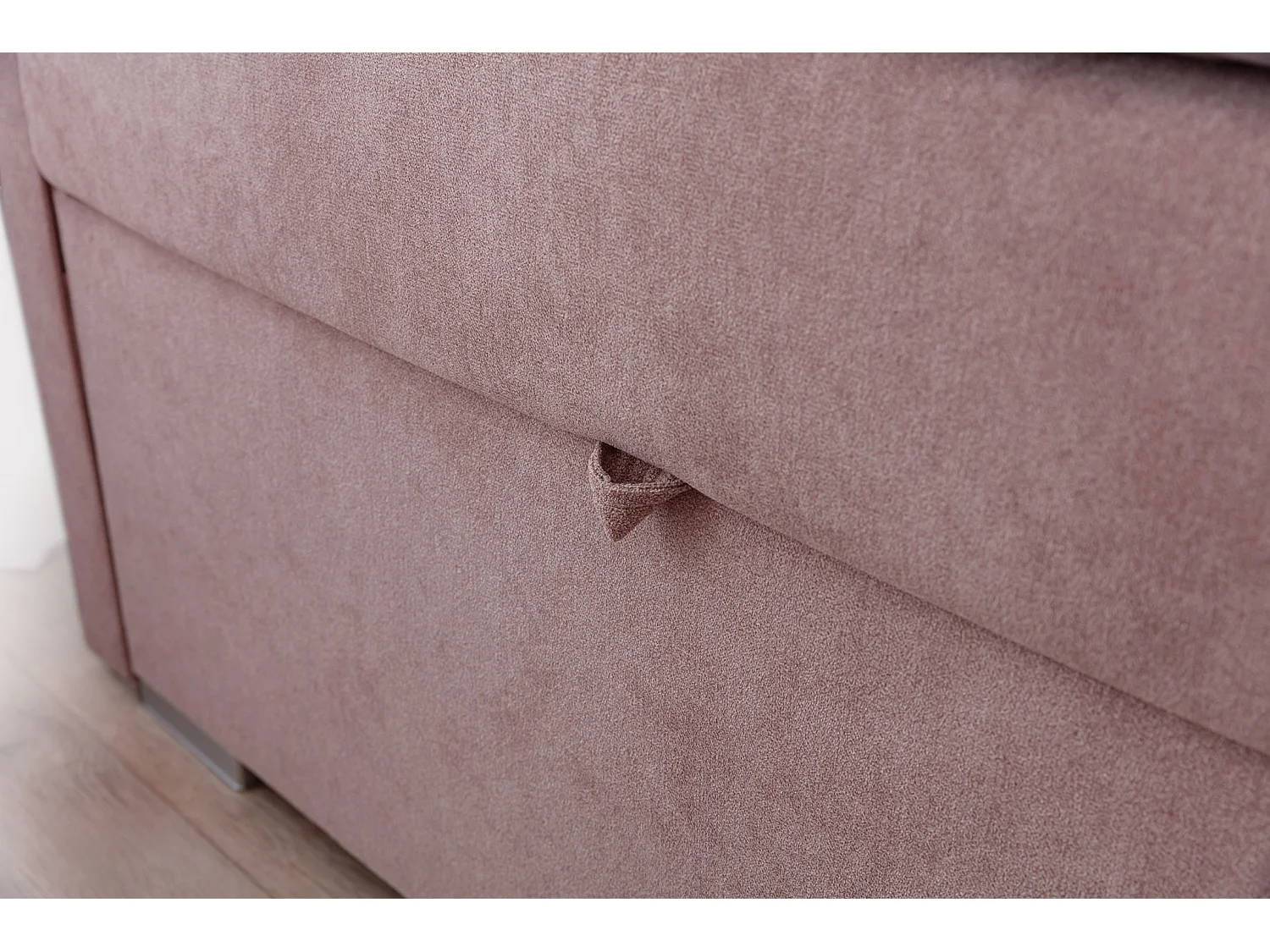 Boxspringbett Frederic M (160x200)/Stoff-Rose