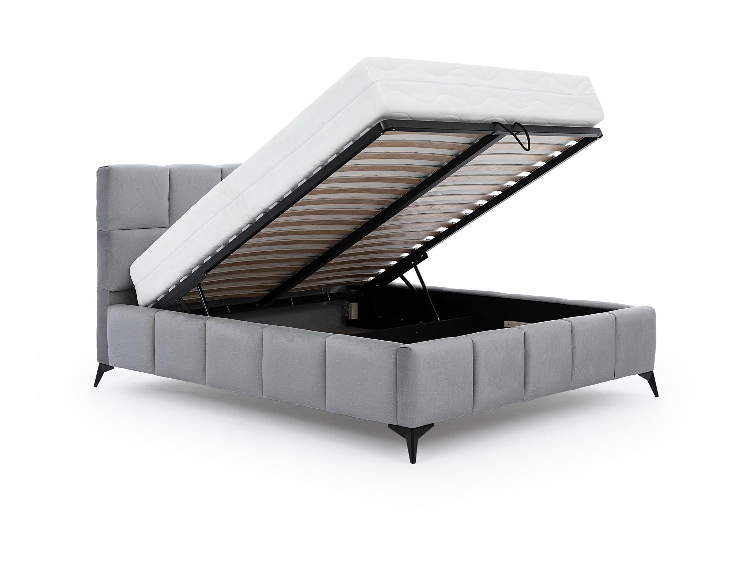 Letto Venus S (140x200)/Tessuto-Giallo