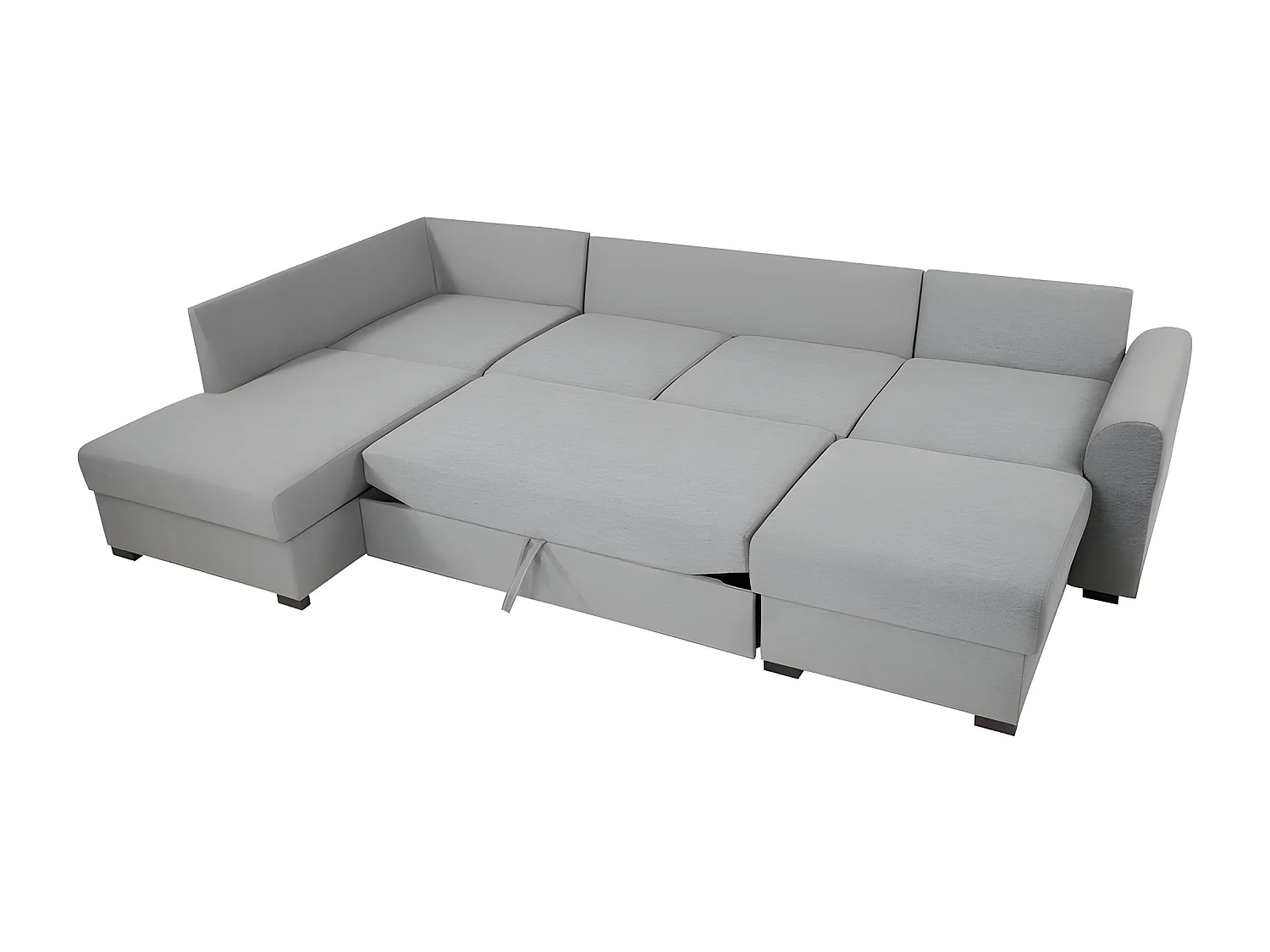 WILA converteerbare U-vormige bank haaks beige