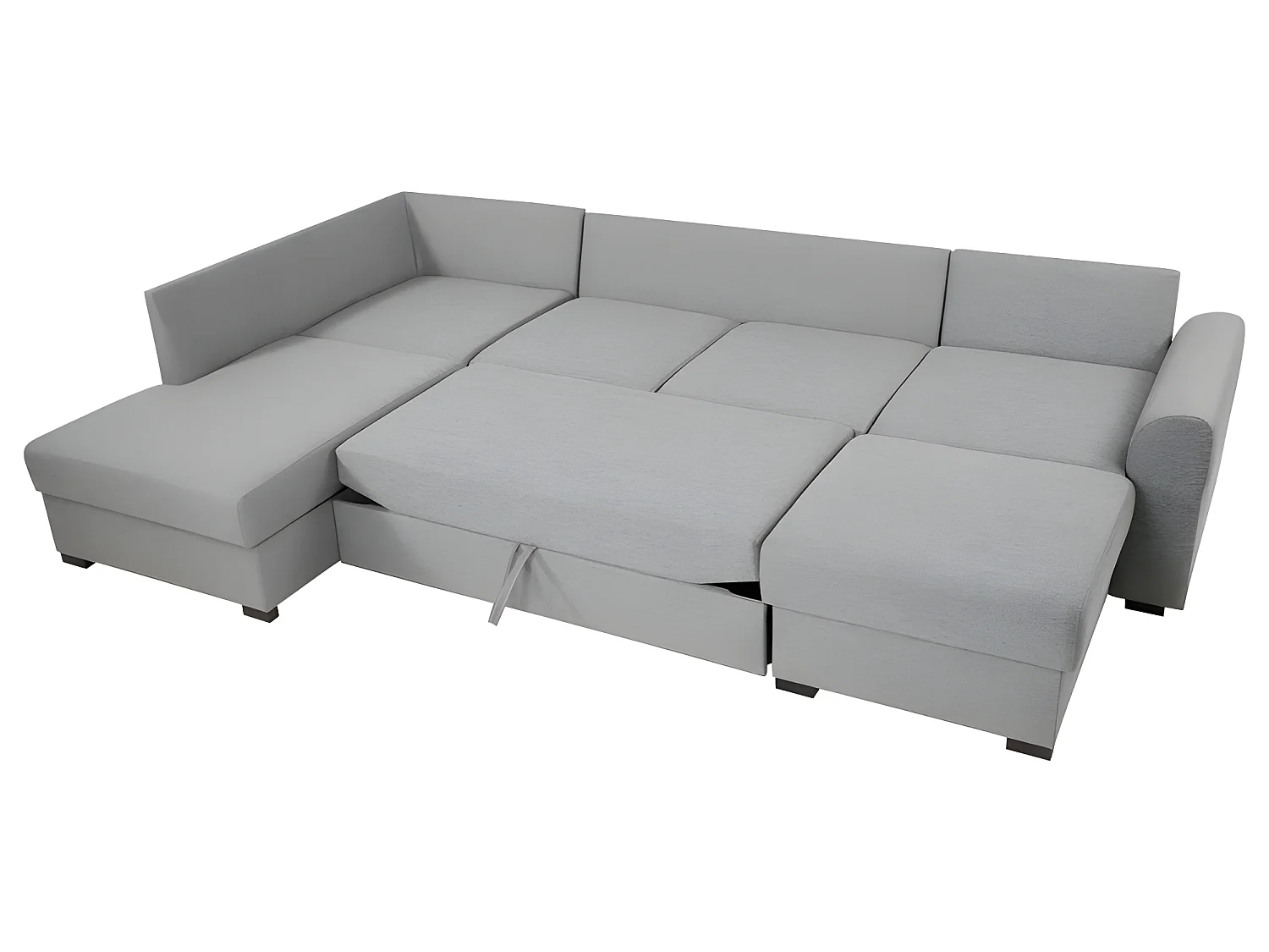 WILA converteerbare U-vormige bank haaks beige