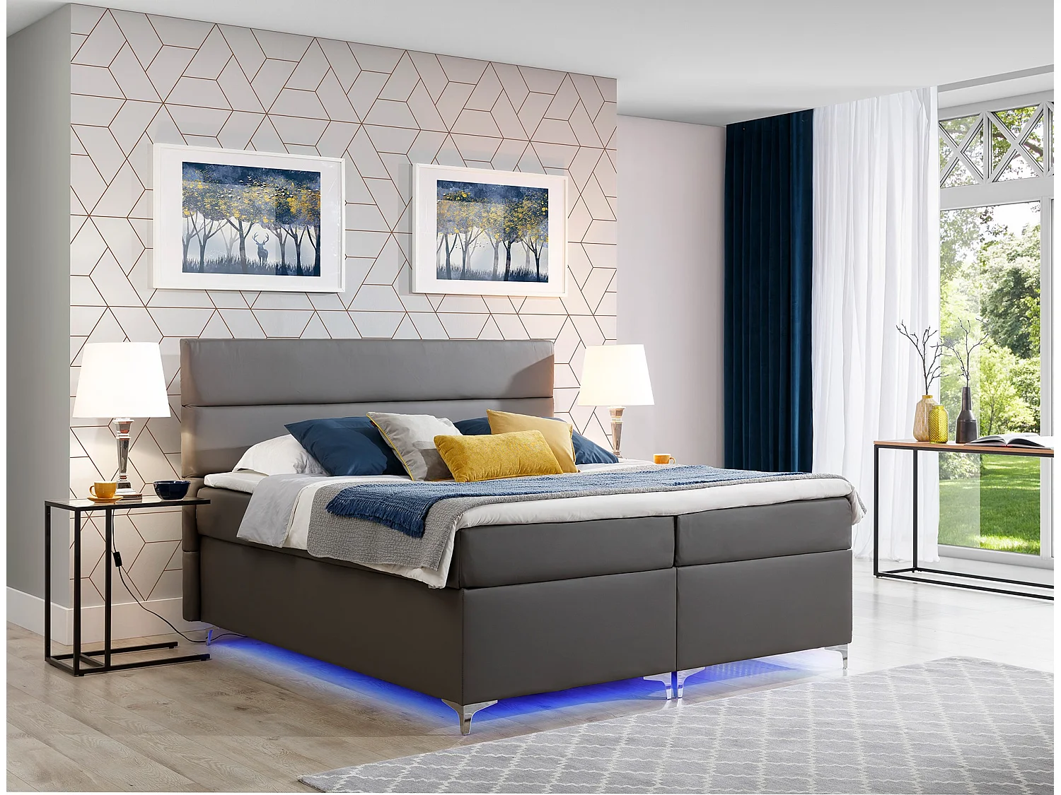 Penderie Artinero Basic (120cm) /Marron&Noir/ En Stock