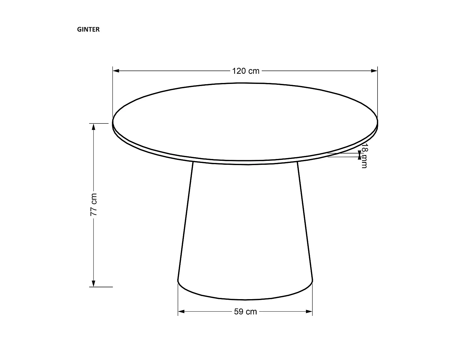 Kleiderschrank  Artinero Basic (120cm)/Braun&Schwarz / An Lager