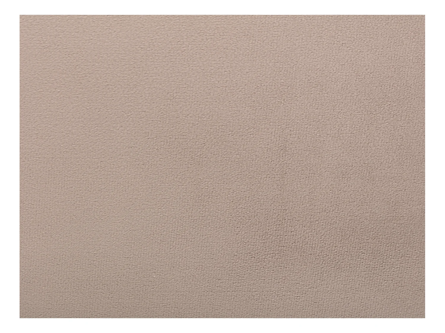 Lit coquillage 140 x 190 cm - Velours - Beige + Matelas - LIVAYA