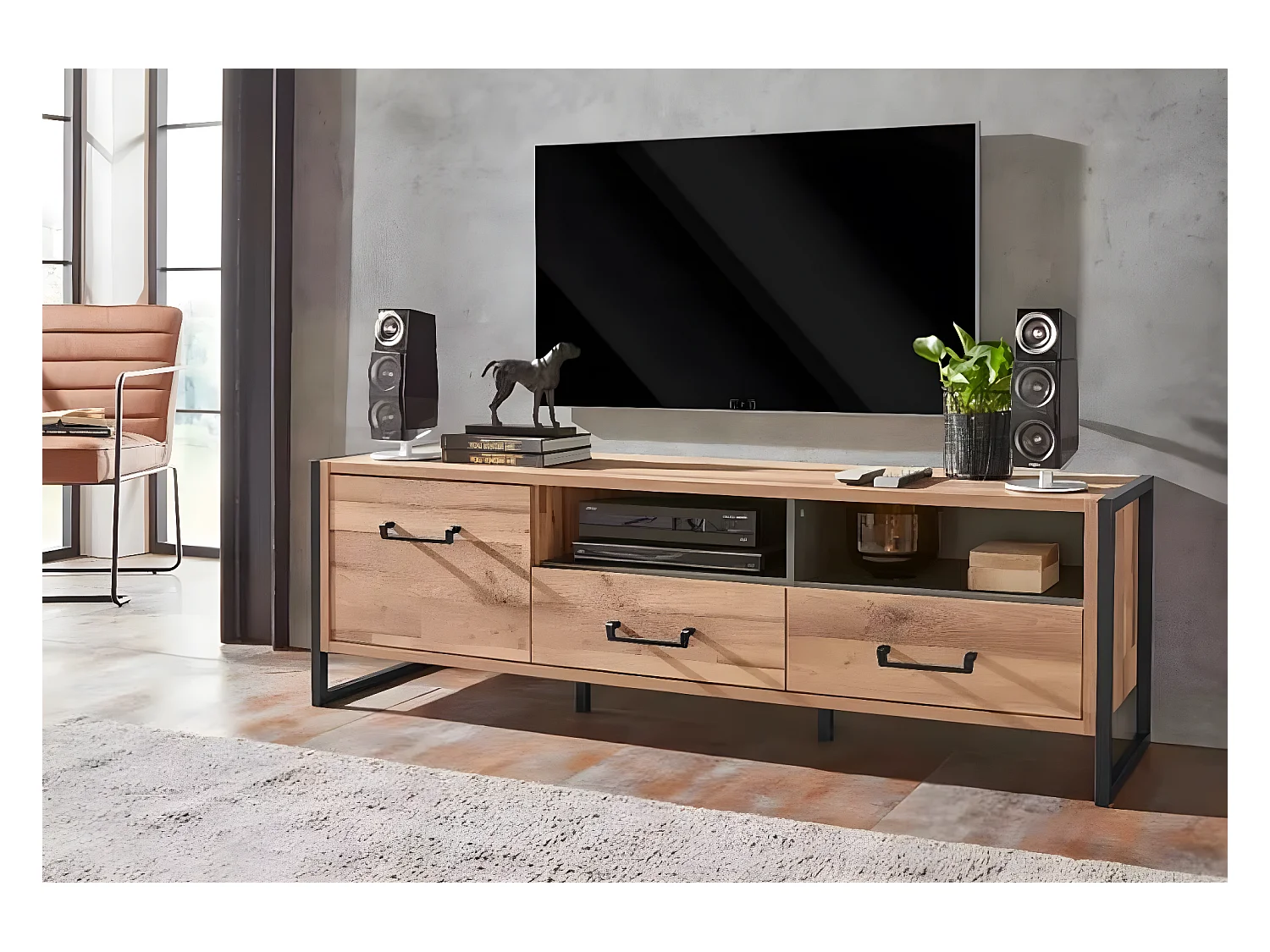 Lavagna TV Hud/Marrone&Nero