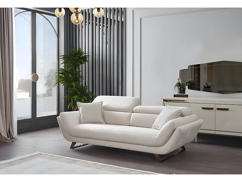 Canapé Bolero/Tissu/Beige