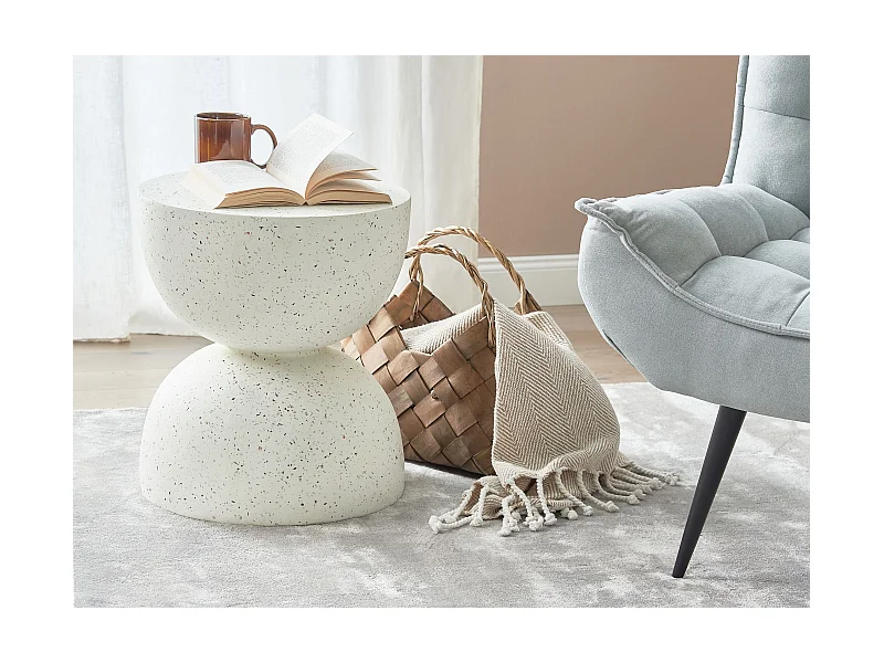 Stolik pomocniczy CAORIA Złamana biel