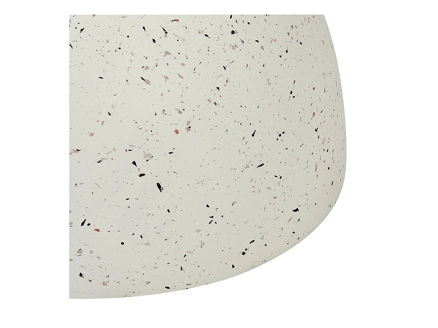 Table d'appoint CAORIA Terrazzo blanc