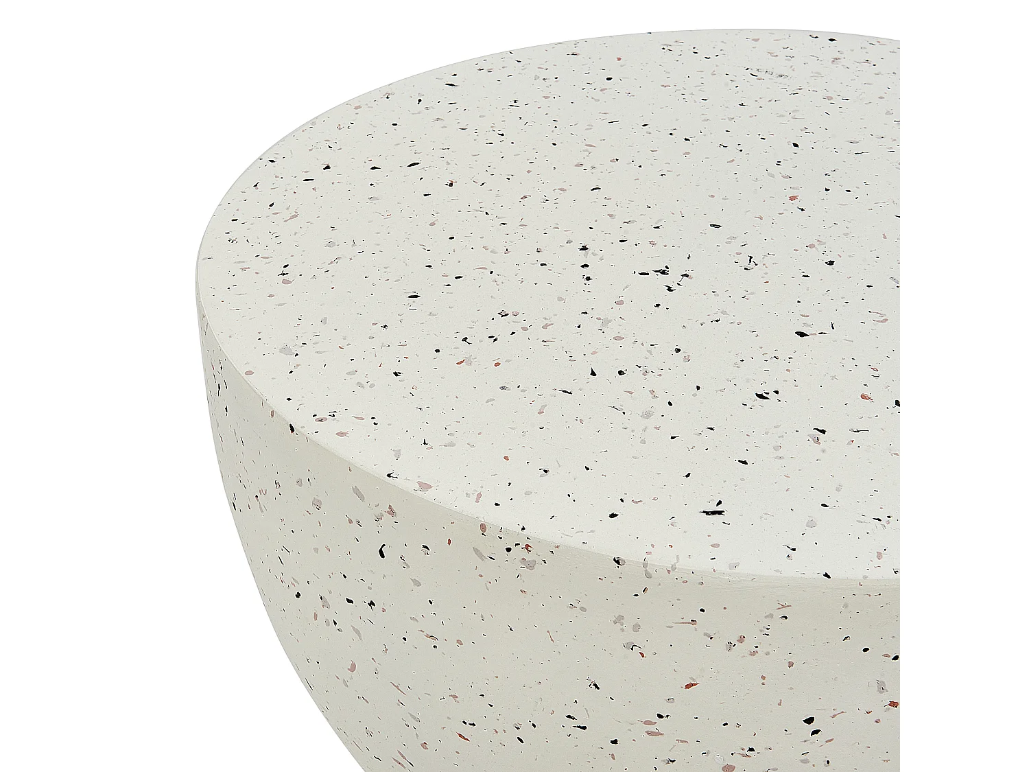 Table d'appoint CAORIA Terrazzo blanc