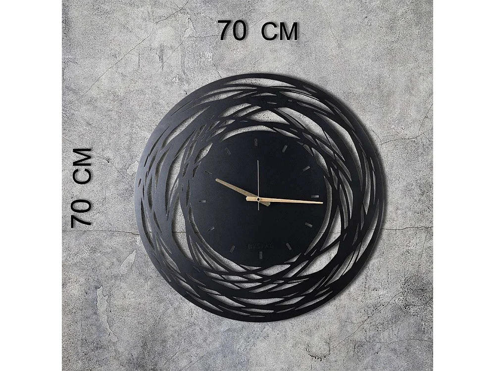 Horloge en métal Lines 70 cm