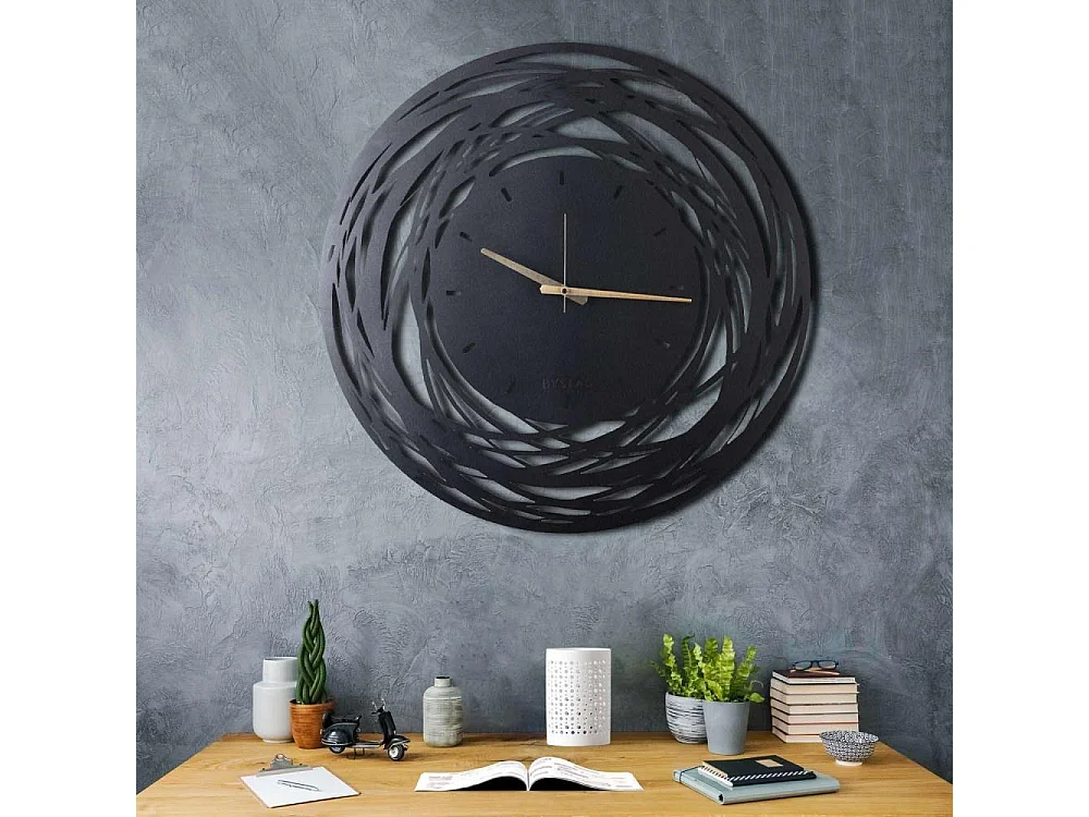 Horloge en métal Lines 70 cm