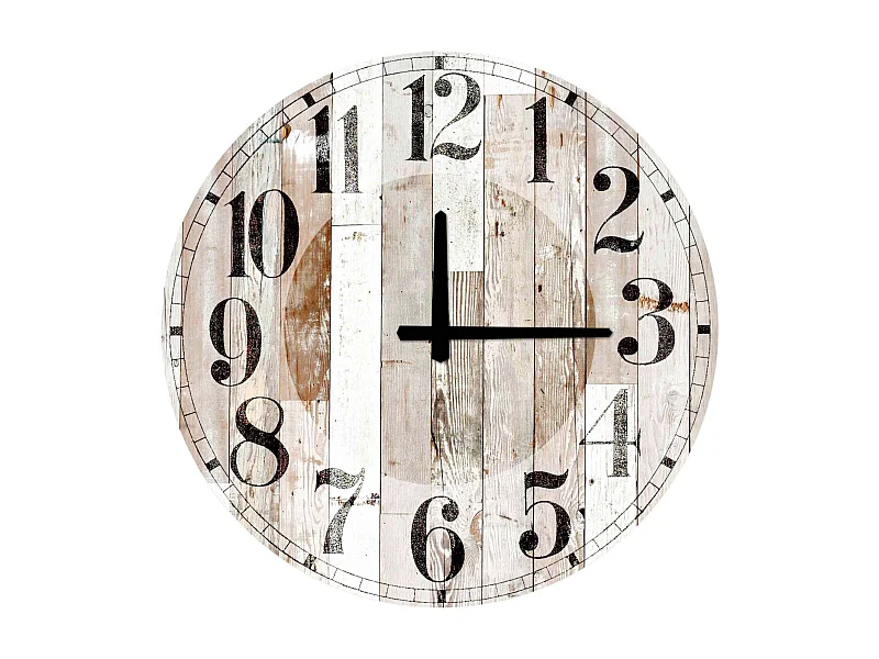 Horloge en MDF Wood 52 cm