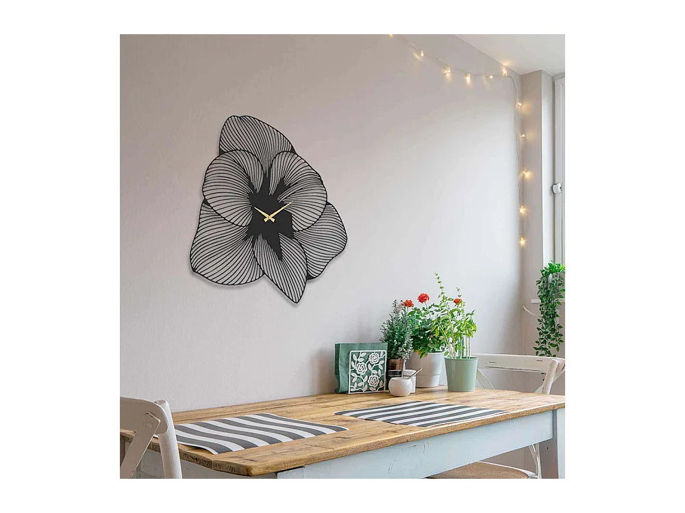 Horloge en métal Azalée 70 cm