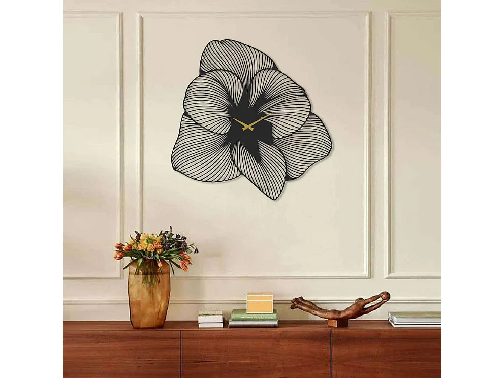 Horloge en métal Azalée 70 cm