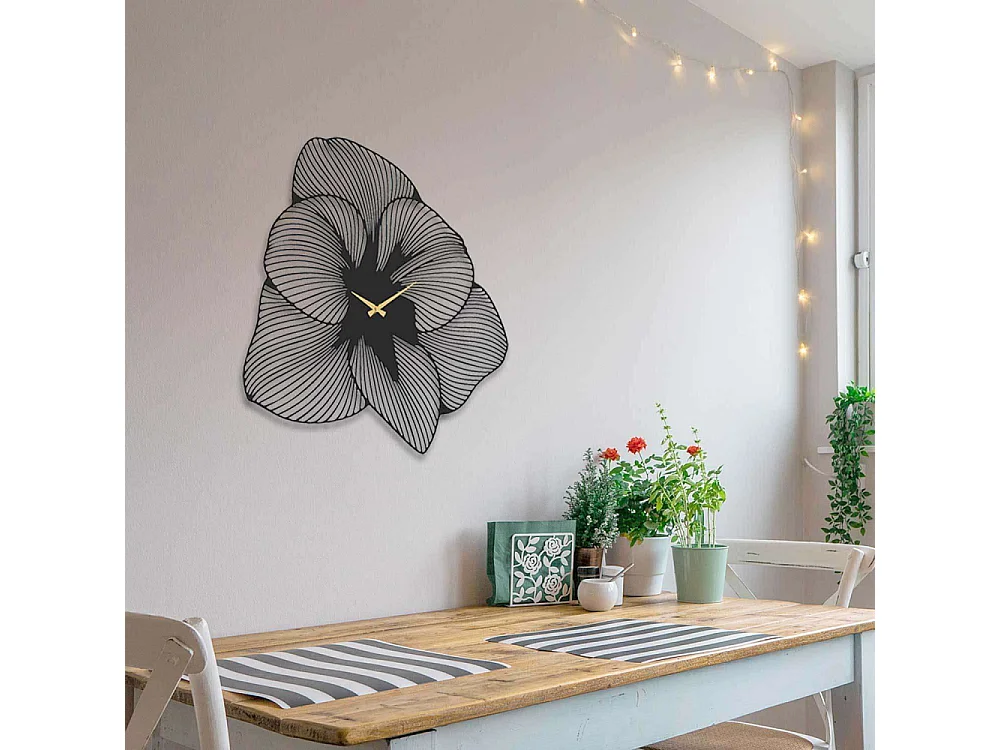 Horloge en métal Azalée 70 cm