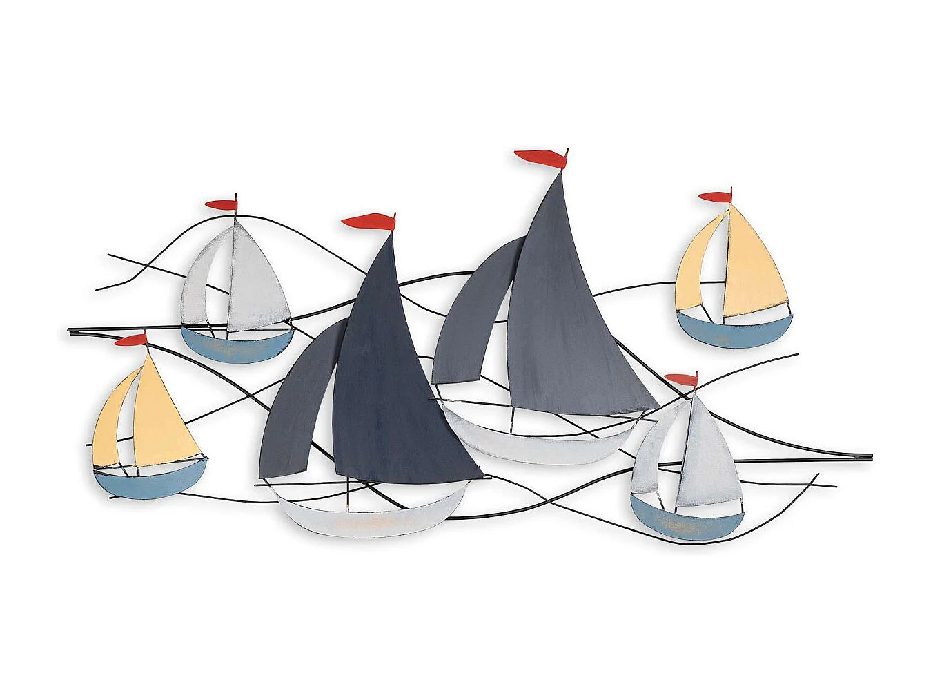 Décoration murale en métal Boat