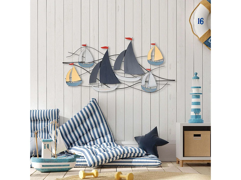 Décoration murale en métal Boat