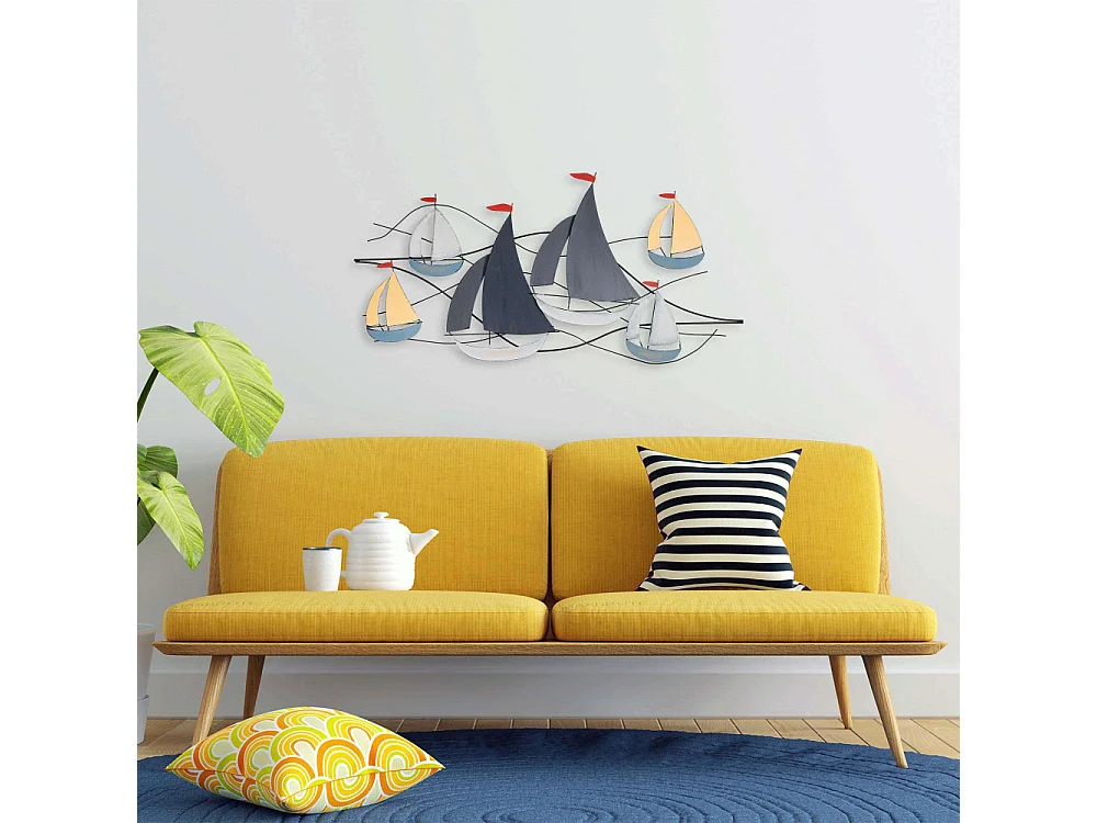 Décoration murale en métal Boat