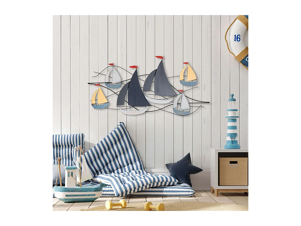 Accesorio decorativo de pared – 123 x 60 cm – metal