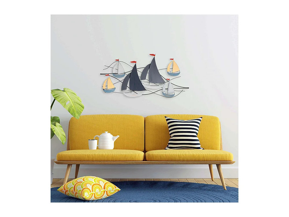 Accesorio decorativo de pared – 123 x 60 cm – metal