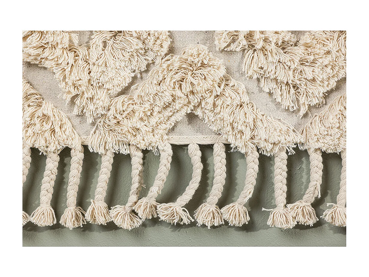 Hilda wanddecoratie katoen offwhite.