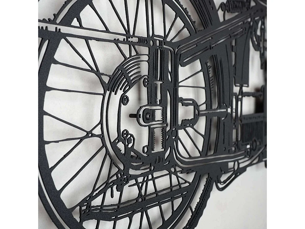 Decoration murale en métal Café racer