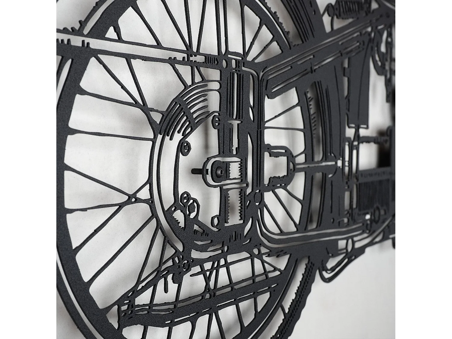 Decoration murale en métal Café racer