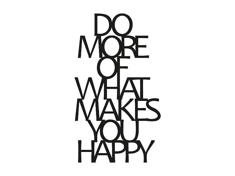 Elegante accesorio decorativo de pared de metal negro, 41 x 70 cm | 100 % metal, 1,5 mm de grosor | Fácil montaje en pared para una decoraci